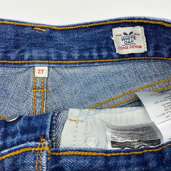 Women’s Levi’s Button Fly White Oak Blue Denim Short Size 27 - Picture 7 of 9